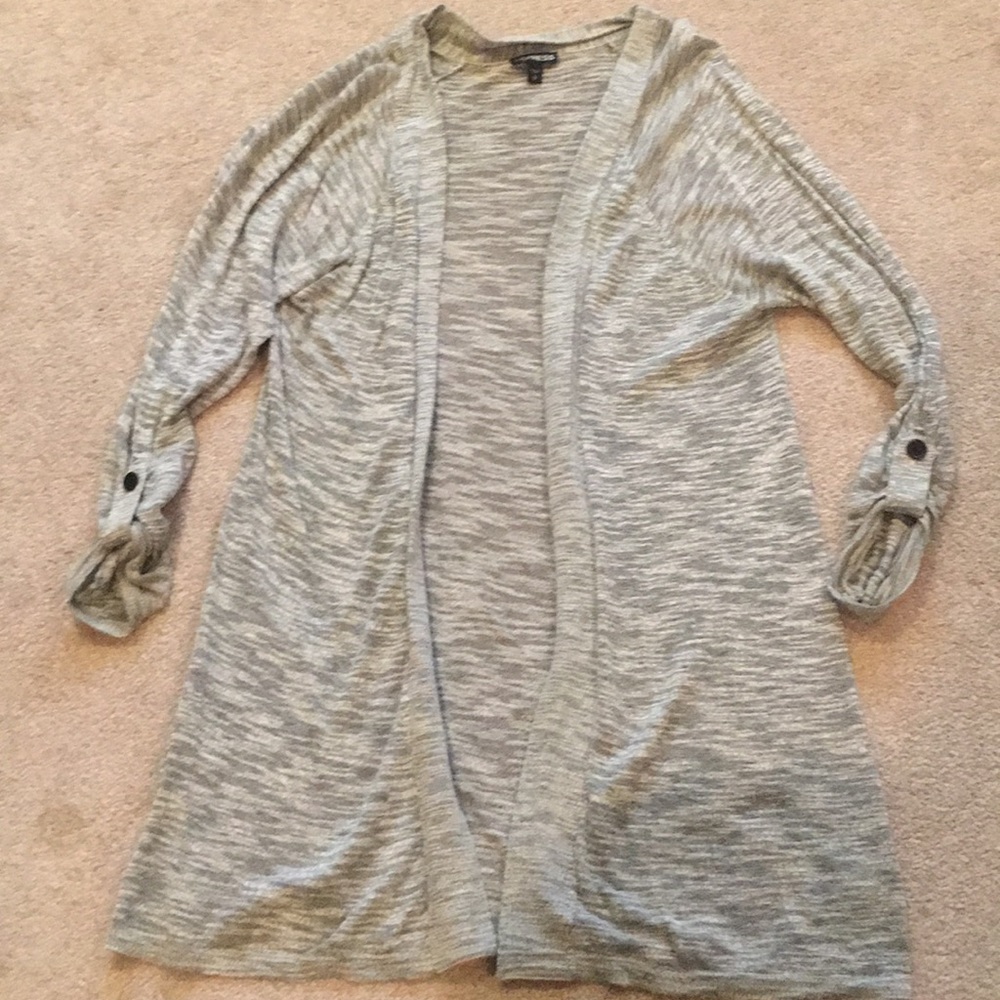 Express Gray Cardigan